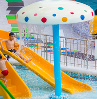 قارچ آب ریز استخر کودکان